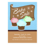 Bake Sale Event Card business cards