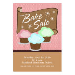 Bake Sale Event Card business cards