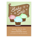 Bake Sale Event Card business cards