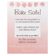 Bake Sale Flyer (Cupcake Border)