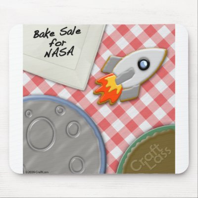 Bake Sale for NASA Landscape Mousepad by CraftLass