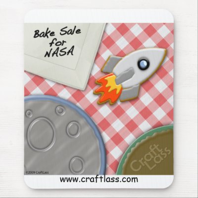 Bake Sale for NASA Mousepad by CraftLass