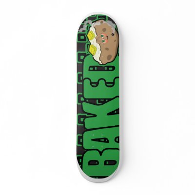 Baked Skateboard by THESHIRTPILE