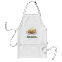 BAKED text baked potato Apron