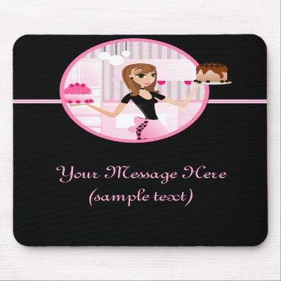 Baker/Bakery/Pastry Chef Mousepad Design 4 by mrssocolov2