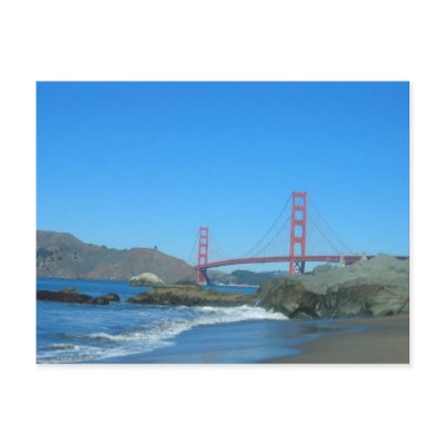 Baker Beach Post Card by mml00131