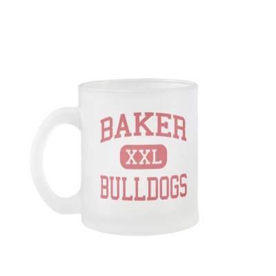 Baker - Bulldogs - Middle School - Marion Ohio Mugs by customteamsportswear