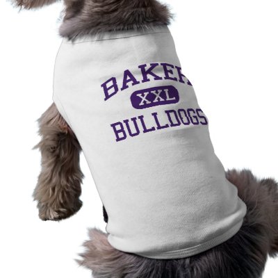 Baker - Bulldogs - Senior - Baker City Oregon Dog T Shirt by customteamsportswear