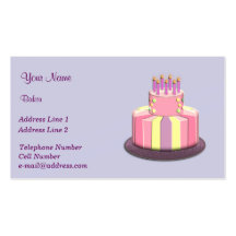 Baker/Cake Maker/Designer Business Card Templates