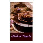 Baker Cake Truffle Business Card Templates