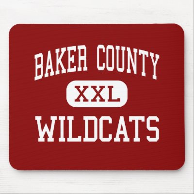 Baker County - Wildcats - High - Glen Saint Mary Mouse Mats by customteamsportswear