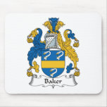 Baker Family Crest mousepads