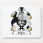 Baker Family Crest mousepads
