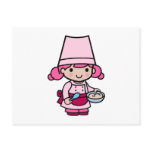 Baker Girl Postcard