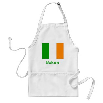 Baker Irish Flag Aprons by NameGame