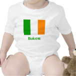 Baker Irish Flag Baby Bodysuits