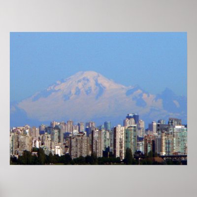 Baker Over Vancouver Poster by hopefulone