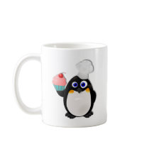 Baker Penguin with Cupcake II Mug