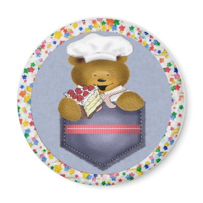 Baker Pocket Bear Fridge Magnet by nextstopitaly