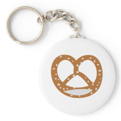baker pretzel bakery logo symbol keychains by Tomaniac