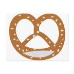 baker pretzel bakery logo symbol post cards