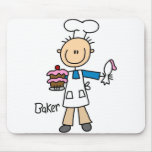 Baker Stick Figure Mousepad