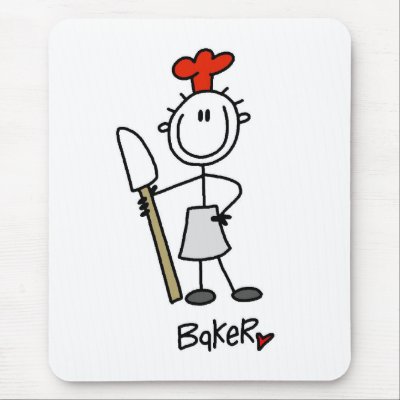 Baker with Scraper by stick_figures