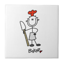 Baker With Scraper Tile