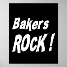 Bakers Rock! Poster Print