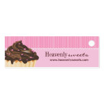 Bakery and Cupcake Packaging Tags Business Card Template
