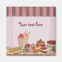 Bakery Boutique Cakes & Patisserie Magnet