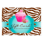 Bakery Gift Card Certificate Chocolate Cupcake Business Card