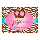 Bakery Gift Card Certificate Chocolate Pretzel Pin Business Card