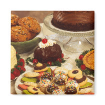 Bakery Items Fridge Magnet