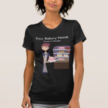 Bakery/Pastry Shop 4 Design T-shirts