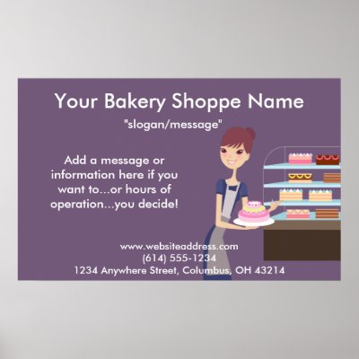 Bakery/Pastry Shop 4 Poster/Print by mrssocolov2