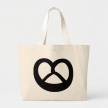 bakery pretzel canvas bags