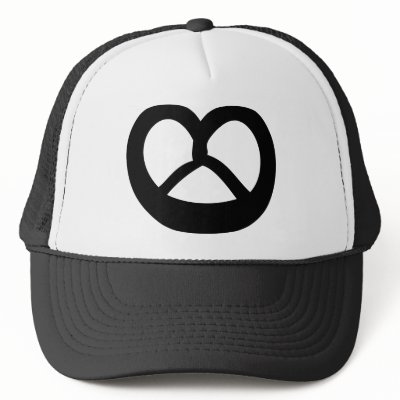 bakery pretzel trucker hat by Tomaniac