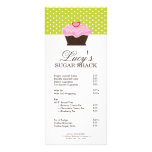 Bakery Price List Rack Card
