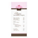 Bakery Price List rack cards