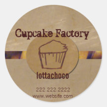 Bakery professional round stickers