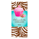Bakery Rack Card Cupcake Pink Chocolate Brown