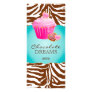 Bakery Rack Card Cupcake Pink Chocolate Brown