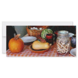 Baking a Squash and Pumpkin Pie Customized Rack Card