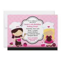 Baking Birthday Party Invitation