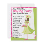 Baking Cutie Personalized Invitations