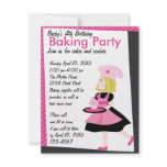 Baking Cutie Personalized Announcements