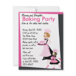Baking Cuties Personalized Invitation