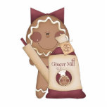 baking gingerbread girl photo sculptures