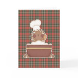 baking gingerbread man card